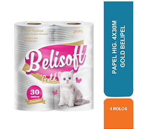 PAPEL HIG. 4X30M GOLD BELIPEL COD 80046