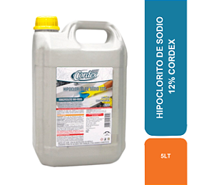 HIPOCLORITO DE SODIO 5LT 12% CORDEX COD 80216
