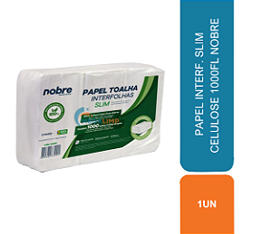 PAPEL INTERF. SLIM  CELULOSE 1000FL NOBRE COD 80027