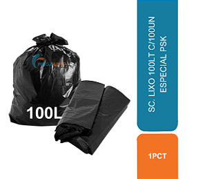 SC. LIXO 100LT C/100UN ESPECIAL PSK