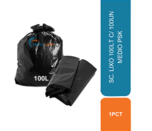 SC. LIXO 100LT C/ 100UN MEDIO PSK COD 80187