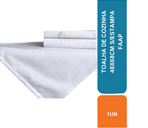 TOALHA DE COZINHA 48X68CM S/ESTAMPA FAAP