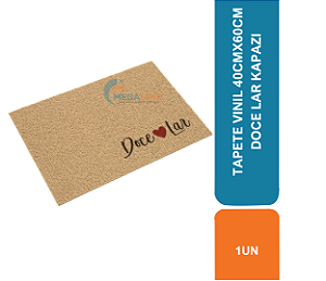 TAPETE VINIL 40CMX60CM DOCE LAR KAPAZI