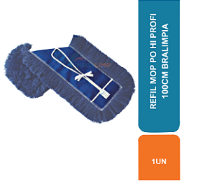 REFIL MOP PO HI PROFI 100CM BRALIMPIA