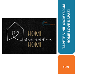 TAPETE VINIL 40CMX60CM HOME LOVE KAPAZI