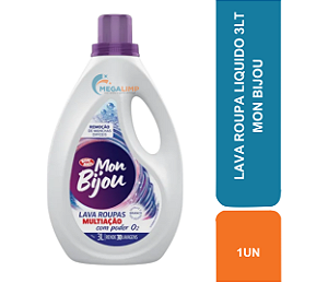 LAVA ROUPA LIQUIDO 3LT MON BIJOU
