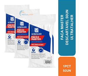FACA MASTER DESCARTAVEL 50UN ULTRATALHER