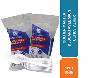 COLHER MASTER DESCARTAVEL 50UN ULTRATALHER