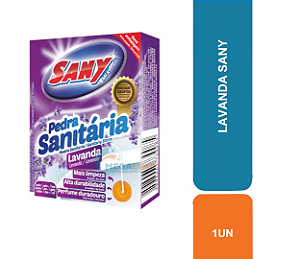 PEDRA SANITARIA 25GR LAVANDA SANY
