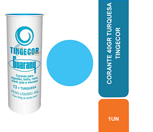 CORANTE 40GR TURQUESA TINGECOR