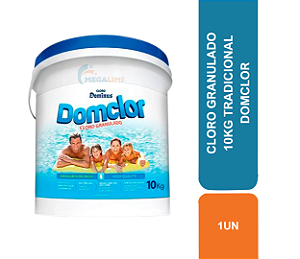 CLORO GRANULADO 10KG TRADICIONAL DOMCLOR COD 80362