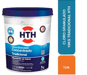 CLORO GRANULADO 10KG TRADICIONAL HTH COD 80365
