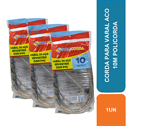 CORDA PARA VARAL ACO 10M POLICORDA