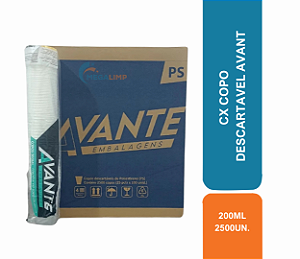CX COPO DESCARTAVEL 200ML X 2500UN PS AVANTE