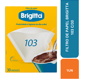 FILTRO DE PAPEL BRIGITTA 103 C/30 COD 80615