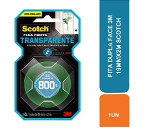 FITA DUPLA FACE 3M 19MMX2M SCOTCH