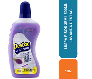 LIMPA PISOS 3EM1 500ML LAVANDA DESTAC
