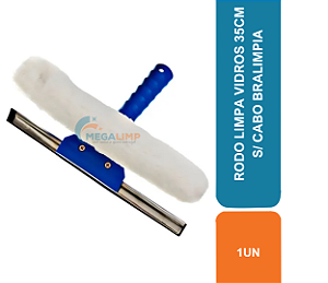 RODO LIMPA VIDROS 35CM S/ CABO BRALIMPIA