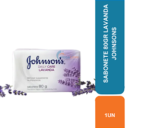 SABONETE 80GR LAVANDA JOHNSONS