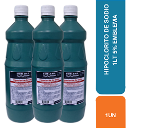 HIPOCLORITO DE SODIO 1LT 5% EMBLEMA