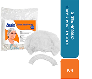 TOUCA DESCARTAVEL C/100UN MEDIX