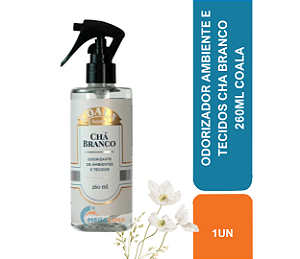 ODORIZADOR AMBIENTE E TECIDOS 260ML CHA BRANCO COALA