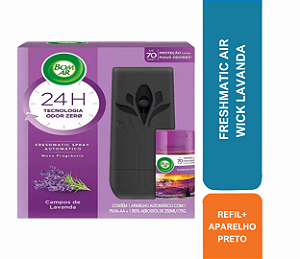 FRESHMATIC AIR WICK LAVANDA + APARELHO PRETO
