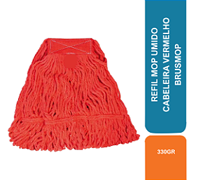 REFIL MOP UMIDO 330GR CABELEIRA VERMELHO BRUSMOP