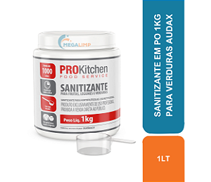 SANITIZANTE EM PO 1KG PARA VERDURAS AUDAX