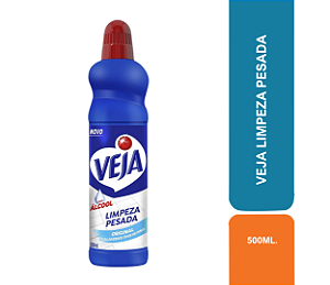 VEJA  C/ALCOOL 500ML LIMPEZA PESADA