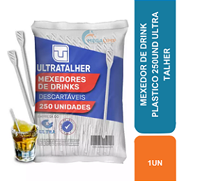 MEXEDOR DE DRINK PLASTICO 250UN ULTRA TALHER