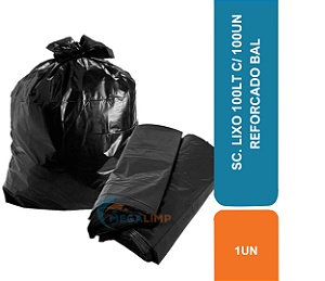 SC. LIXO 100LT C/ 100UN REFORCADO BAL