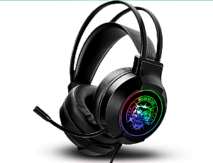 Headset Gamer com Fio USB 7.1 Xtrike-ME GH-416 com Led RGB