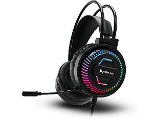 Headset Gamer GH-510 - Som Imersivo, Microfone Claro e LED RGB - Conforto Prolongado!