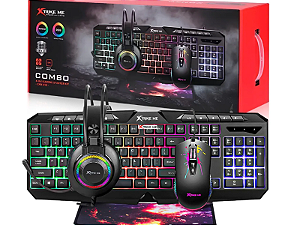 Kit Gamer Completo Xtrike-ME CMX-410 - Teclado, Mouse, Headset e Mousepad