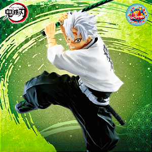 Action Figure Sanemi Shinazugawa – Kimetsu no Yaiba – Vibration Stars – Banpresto – Original Japão