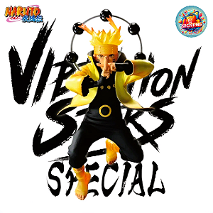 Action Figure Naruto Uzumaki V – Naruto Shippuden – Vibration Stars – Banpresto – Original Japão