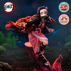 Action Figure Nezuko Kamado – Sega Xross Link Kimetsu no Yaiba – Original do Japão