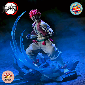 Action Figure Akaza – Sega Xross Link Kimetsu no Yaiba – Original do Japão