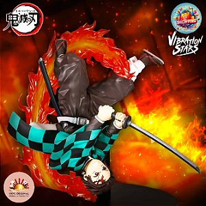 Action Figure Tanjiro Kamado – Banpresto Vibration Stars Plus Kimetsu no Yaiba – Original do Japão