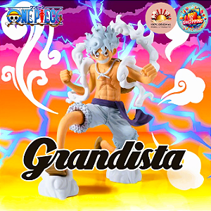 Action Figure Monkey D. Luffy Gear5 –  Banpresto Grandista –  One Piece –  Original do Japão