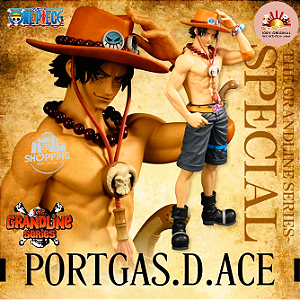 Action Figure Portgas D. Ace – One Piece The Grandline Series Banpresto – Original do Japão