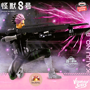 Action Figure Narumi Gen – Kaiju 8 Vibration Stars Banpresto – Original do Japão