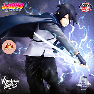 Action Figure Uchiha Sasuke II – Boruto Naruto Vibration Stars Banpresto – Original do Japão