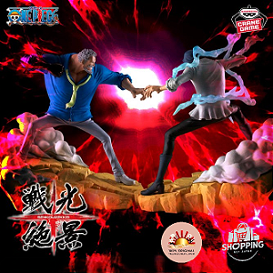 Action Figure Kuzan & Garp – One Piece Senkouzekkei Grandline Series Banpresto – Original do Japão