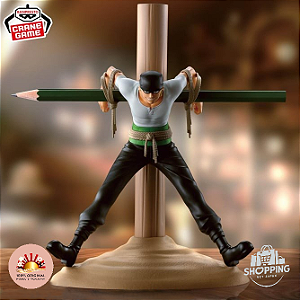 Action Figure Zoro – One Piece Fige Life Banpresto – Original do Japão