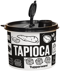 Tupperware Redondinha com Bico Dosador Tapioca Pop Box 300g