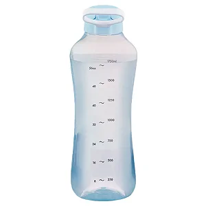 Garrafa Tupperware Motivacional Aquavibe Azul 2L