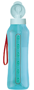 Garrafa de Agua Aquavibe com Canudo Flexível Tupperware 1,2L Aquamarine