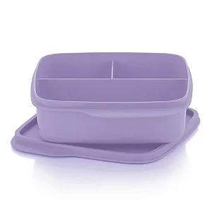 Pote Hermético Basic Line C/ Divisória Tupperware 550ml Sorbet
